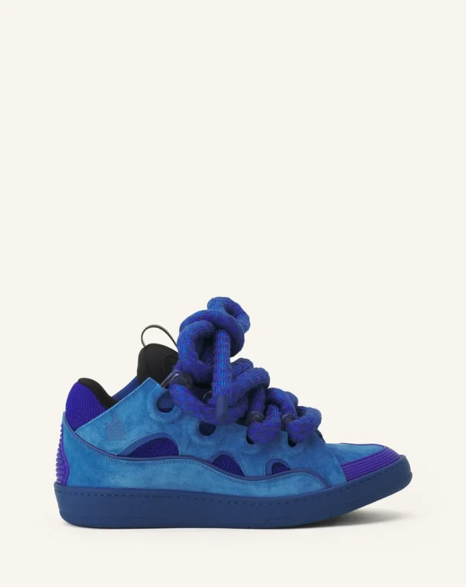 Skórzane sneakersy Curb z sznurowadłami wężowymi Skórzane sneakersy Curb z sznurowadłami wężowymi