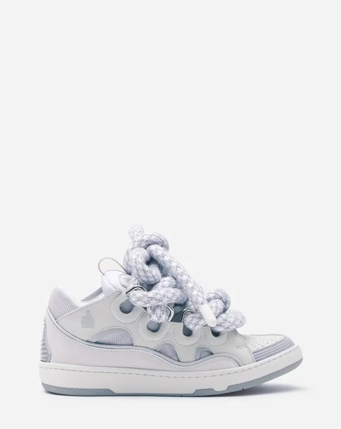 Skórzane sneakersy Curb z sznurowadłami wężowymi Skórzane sneakersy Curb z sznurowadłami wężowymi