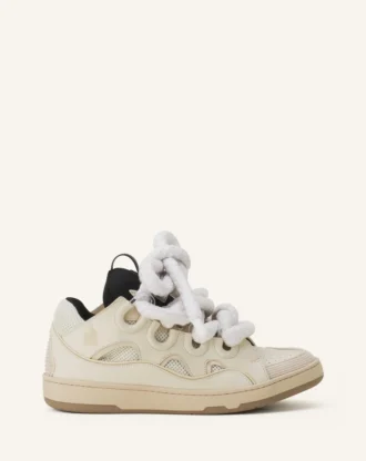 Skórzane sneakersy Curb z sznurowadłami wężowymi