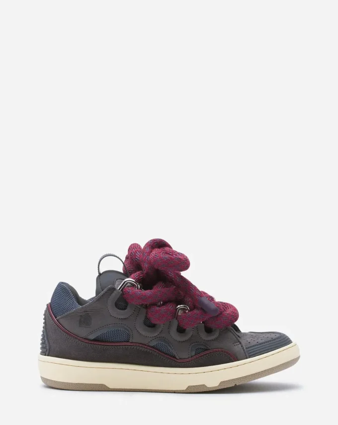 Skórzane sneakersy Curb z sznurowadłami wężowymi Skórzane sneakersy Curb z sznurowadłami wężowymi