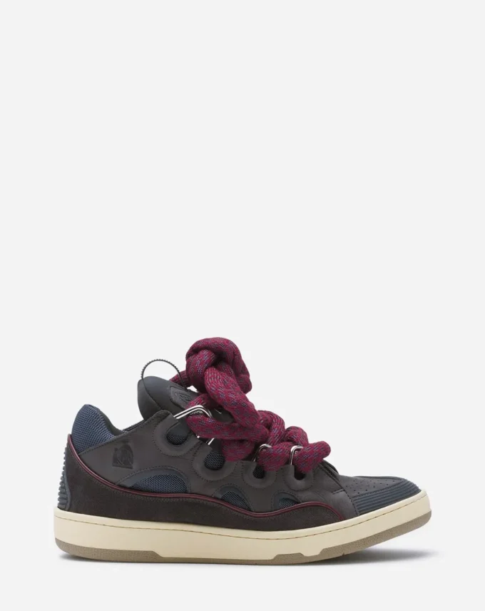 Skórzane sneakersy Curb z sznurowadłami wężowymi Skórzane sneakersy Curb z sznurowadłami wężowymi