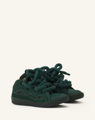 Skórzane sneakersy Curb z sznurowadłami wężowymi