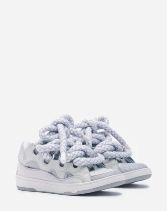 Skórzane sneakersy Curb z sznurowadłami wężowymi