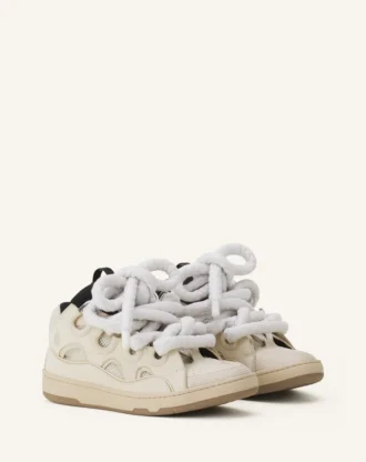 Skórzane sneakersy Curb z sznurowadłami wężowymi
