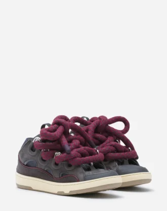 Skórzane sneakersy Curb z sznurowadłami wężowymi
