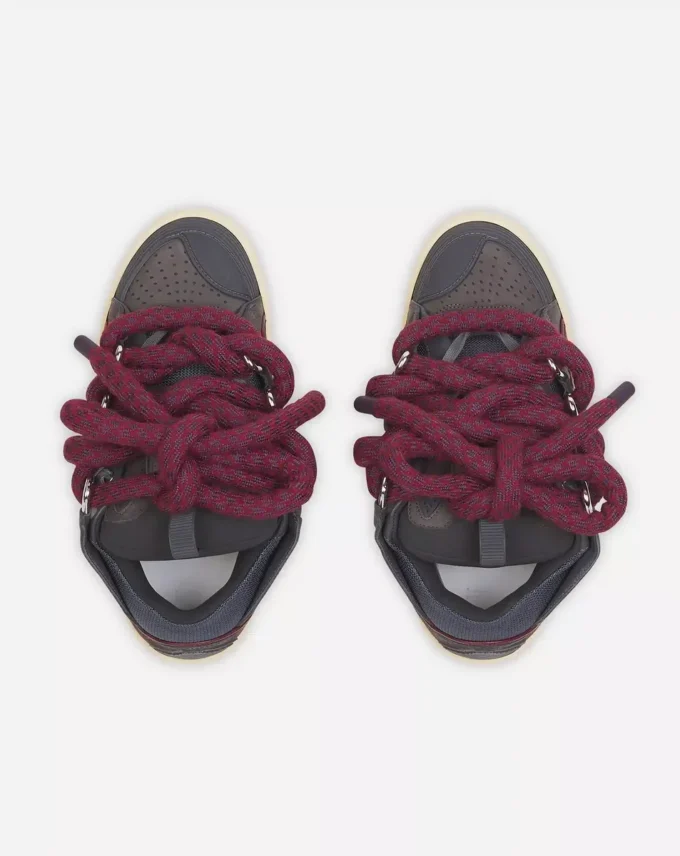 Skórzane sneakersy Curb z sznurowadłami wężowymi Skórzane sneakersy Curb z sznurowadłami wężowymi