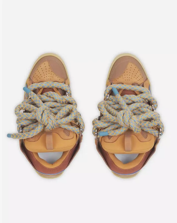 Skórzane sneakersy Curb z sznurowadłami wężowymi Skórzane sneakersy Curb z sznurowadłami wężowymi