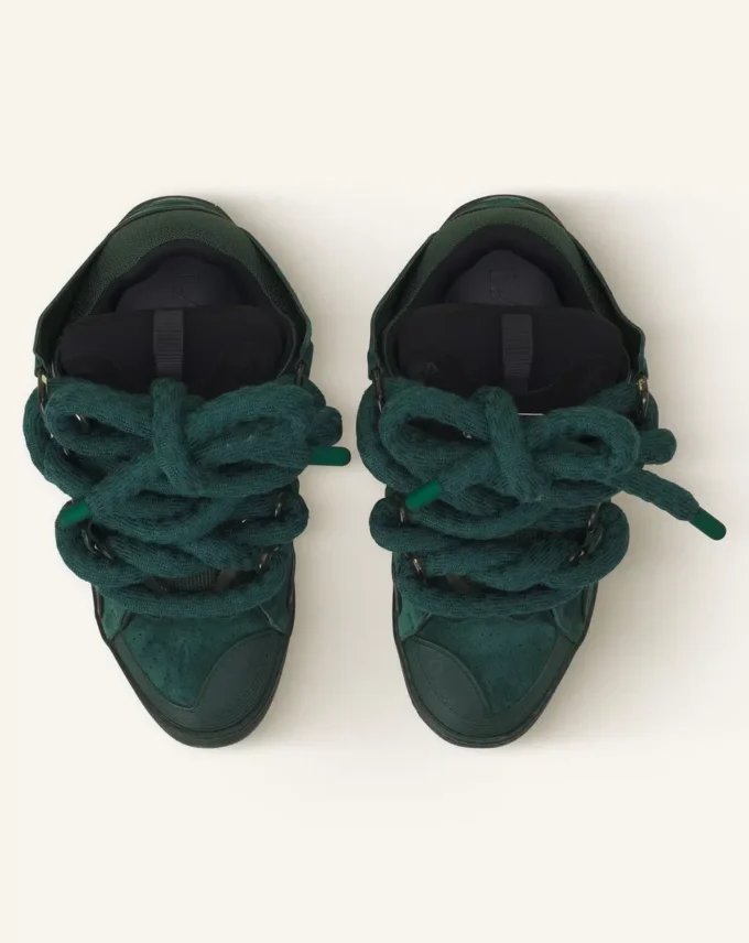 Skórzane sneakersy Curb z sznurowadłami wężowymi Skórzane sneakersy Curb z sznurowadłami wężowymi