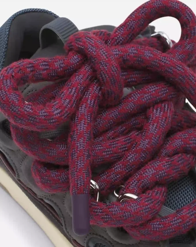 Skórzane sneakersy Curb z sznurowadłami wężowymi Skórzane sneakersy Curb z sznurowadłami wężowymi