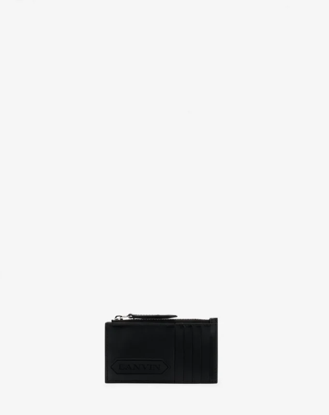 Skórzany portfel Lanvin Signature
