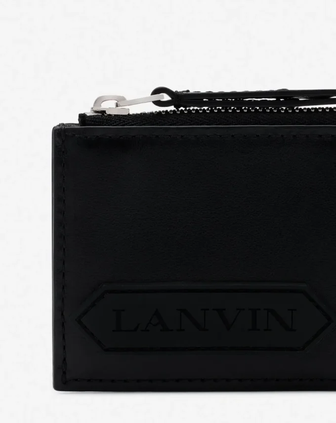 Skórzany portfel Lanvin Signature