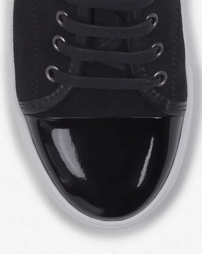 Sneakersy Dbb1 z zamszu i lakierowanej skóry