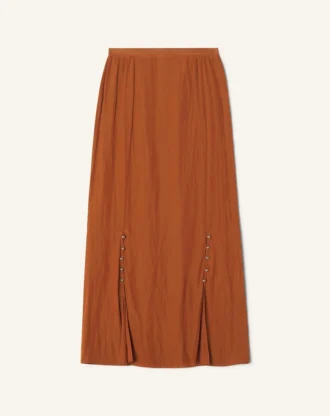 Spódnica midi z charmeuse