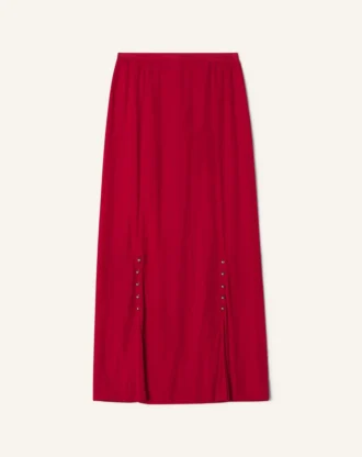 Spódnica midi z charmeuse