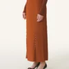 Spódnica midi z charmeuse