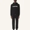 Bluza z kapturem Lanvin z bawełny i owczej skóry Bluza z kapturem Lanvin z bawełny i owczej skóry