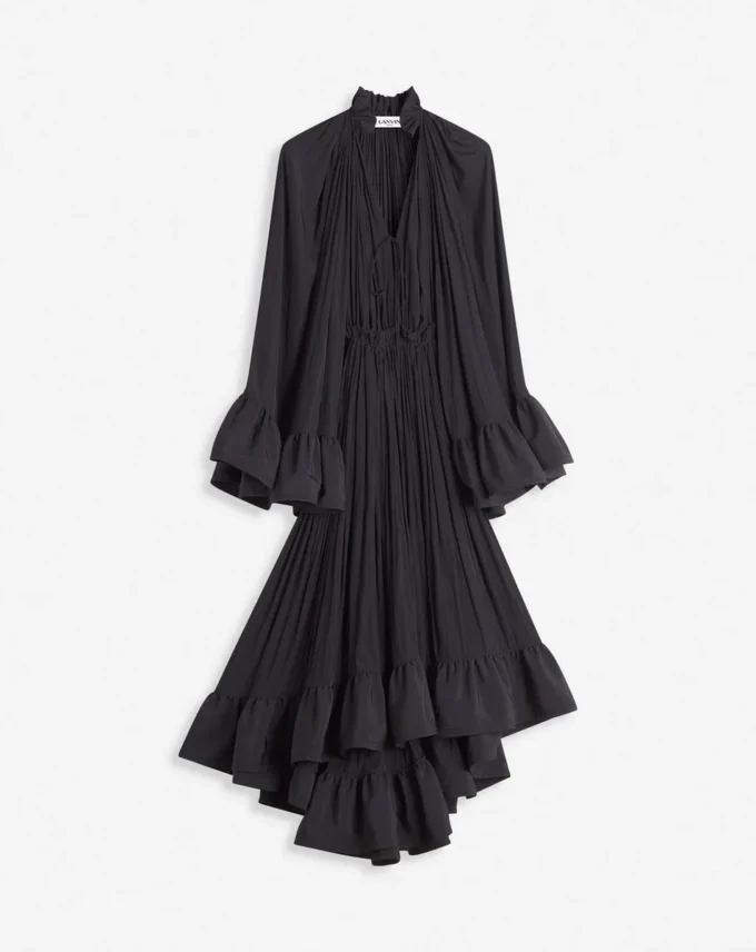 Sukienka midi z charmeuse Sukienka midi z charmeuse