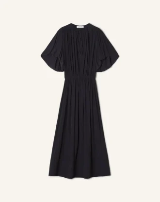 Sukienka midi z charmeuse