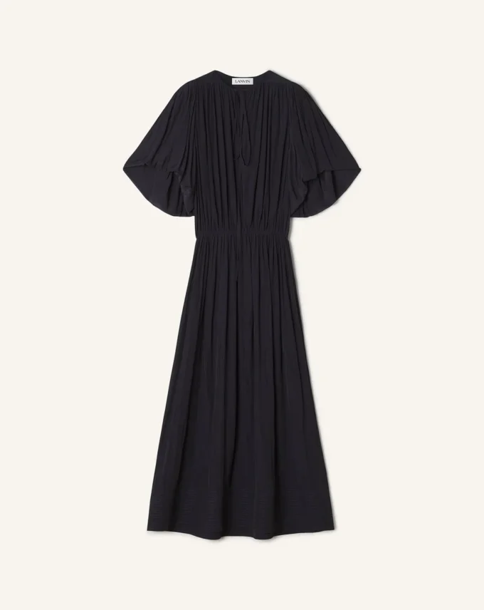 Sukienka midi z charmeuse Sukienka midi z charmeuse