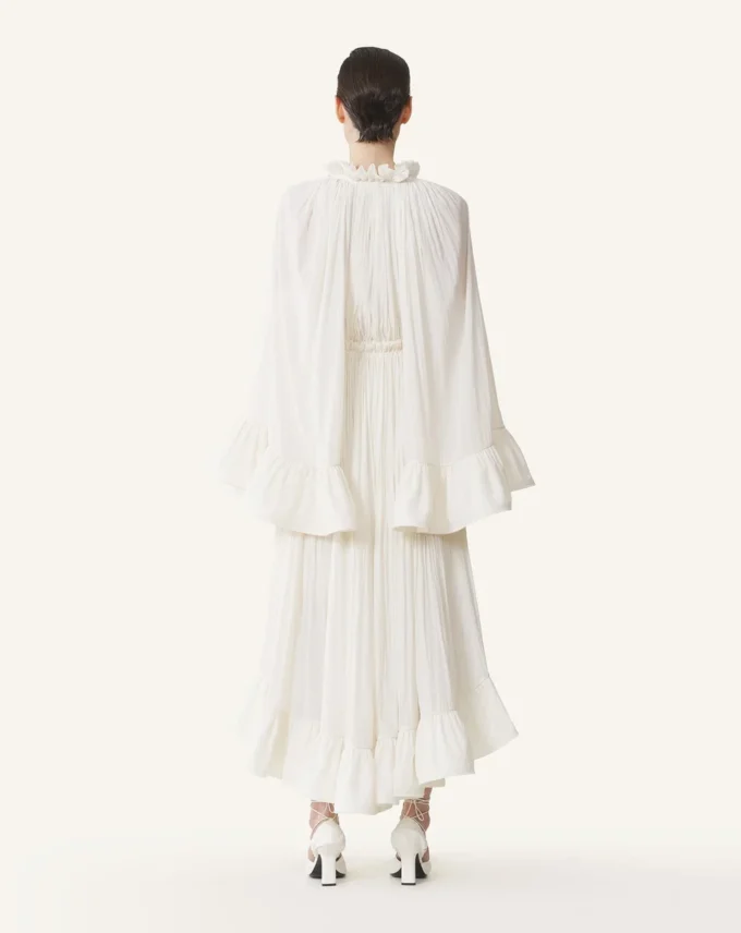 Sukienka midi z charmeuse Sukienka midi z charmeuse