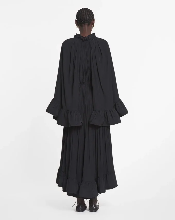 Sukienka midi z charmeuse Sukienka midi z charmeuse