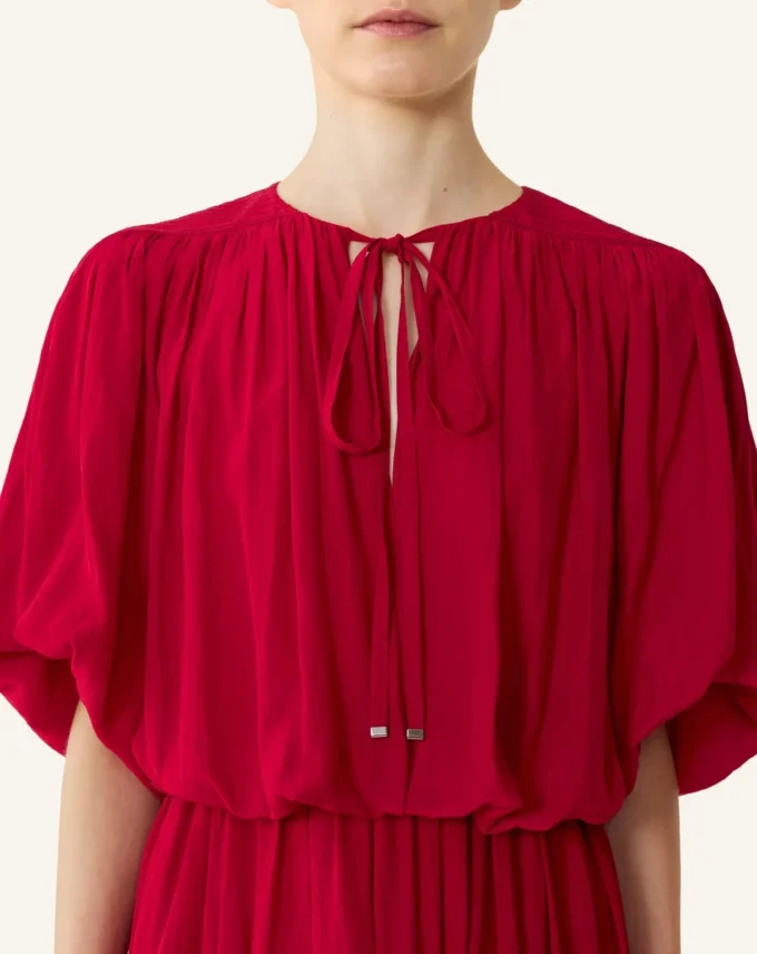 Sukienka midi z charmeuse Sukienka midi z charmeuse