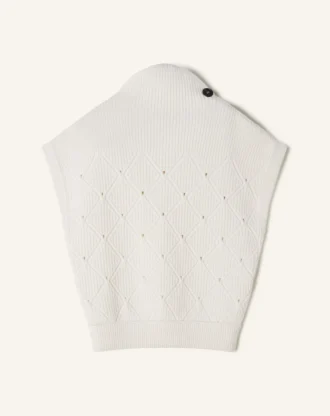 sweter weniany bez rkaww z diamentowymi detalami 1 1 330x416 - Sweter wełniany bez rękaw&oacute;w z diamentowymi detalami