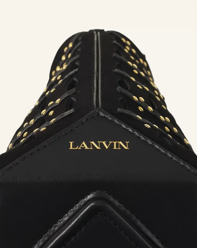 Torba Catch Nano marki Lanvin z zamszu