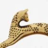Torba Nano Pencil Cat z metalicznej skóry ziarnistej Torba Nano Pencil Cat z metalicznej skóry ziarnistej