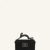 Torba Pencil Cat Nano Leather Bag z efektem kucyka i kryształkami Torba Pencil Cat Nano Leather Bag z efektem kucyka i kryształkami