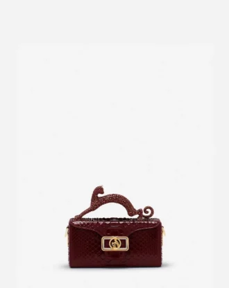 Torba Pencil Cat Python and Rhinestone