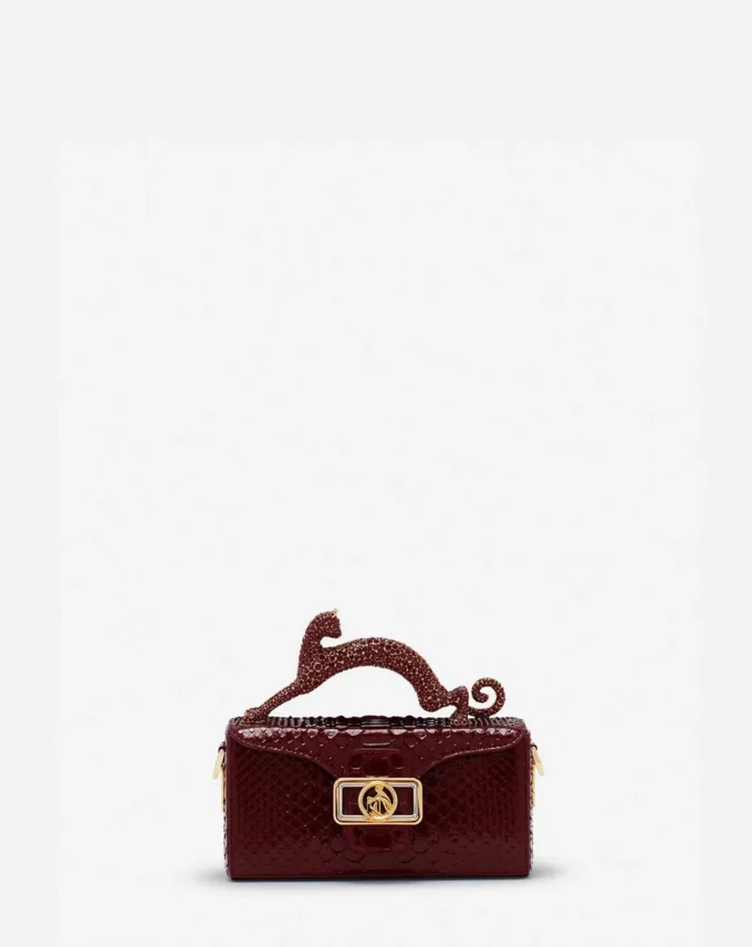 Torba Pencil Cat Python and Rhinestone