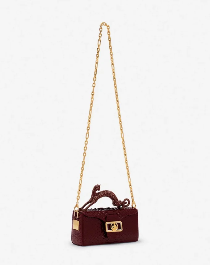 Torba Pencil Cat Python and Rhinestone