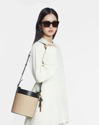 Torba typu bucket Séquence Raffia