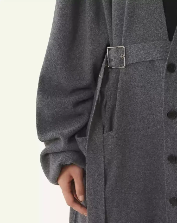 Wełniany i kaszmirowy kardigan oversize Wełniany i kaszmirowy kardigan oversize